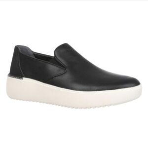 Vionic Kearny 2.0 Leather Slip-On Platform Sneaker